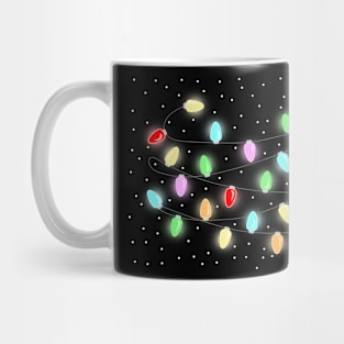 Colorful Christmas Lights Mug